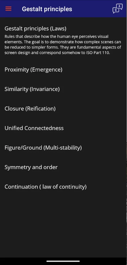 Ergonomics toward UX screenshot