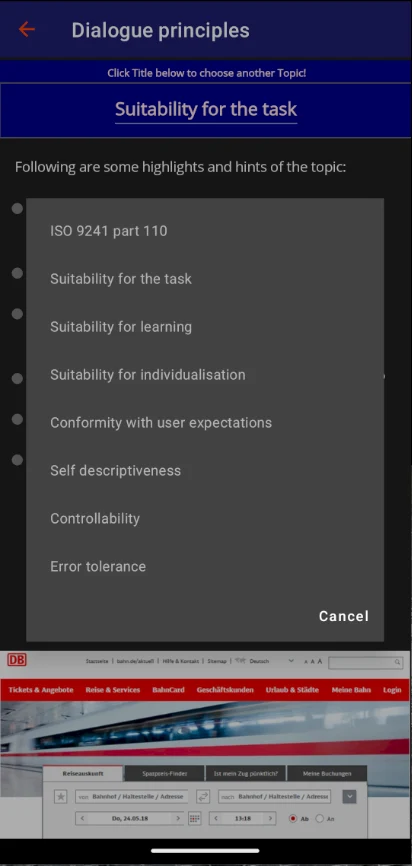 Ergonomics toward UX screenshot
